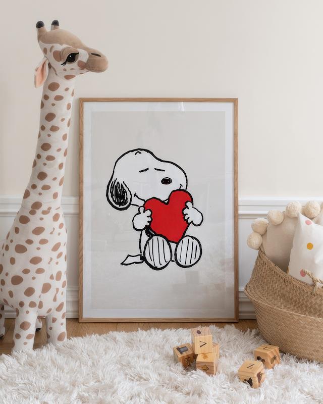 تابلو Snoopy Love