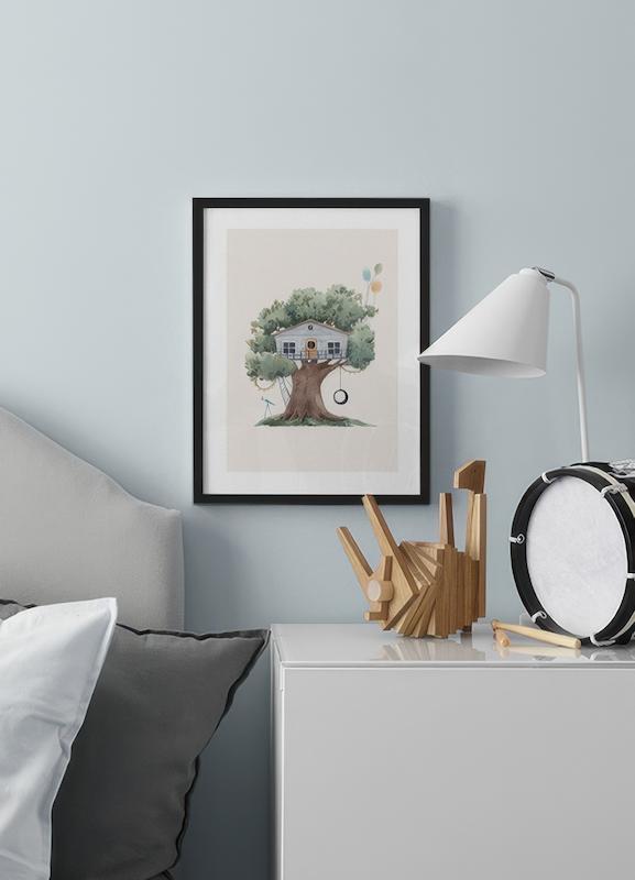 تابلو Tree House No2 در دکوراسیون مدرن
