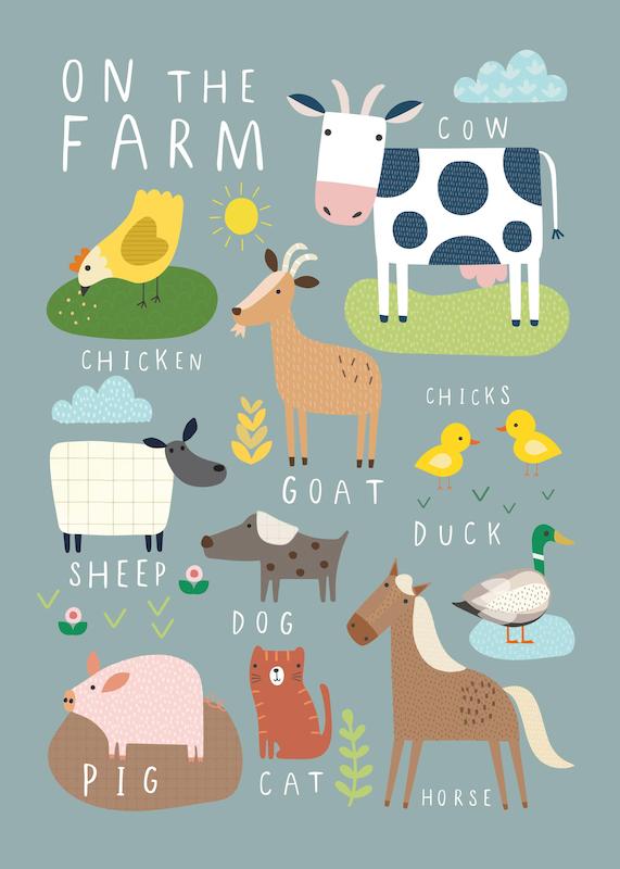 تابلو On The Farm در دکوراسیون مدرن