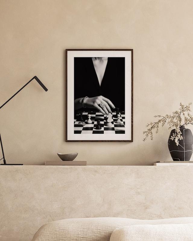 تابلو Playing Chess