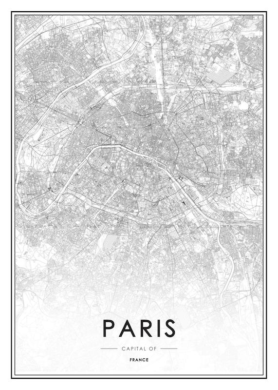 تابلو Paris در دکوراسیون مدرن
