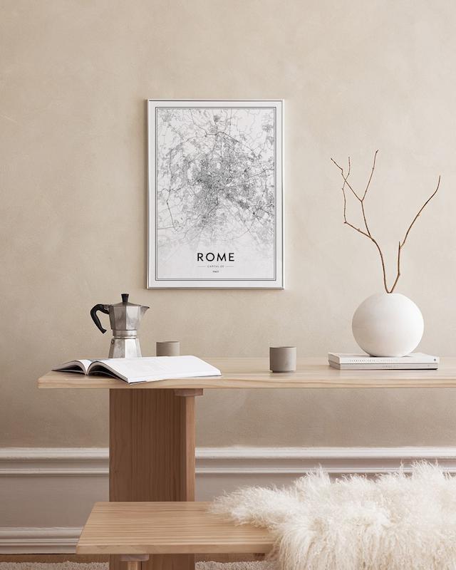 تابلو Rome Map