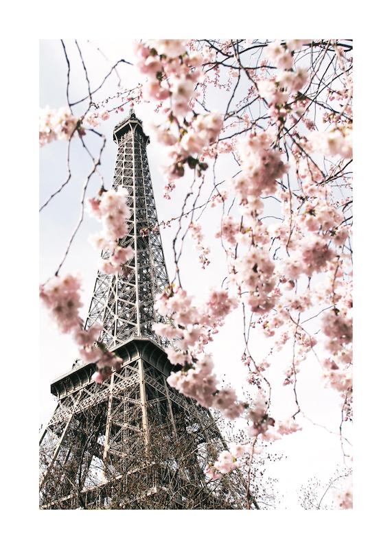 تابلو Blooming Paris