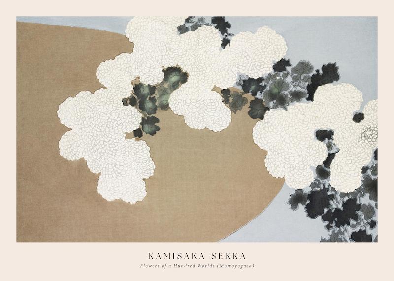 تابلو Kamisaka Sekka - Flowers of a Hundred Worlds