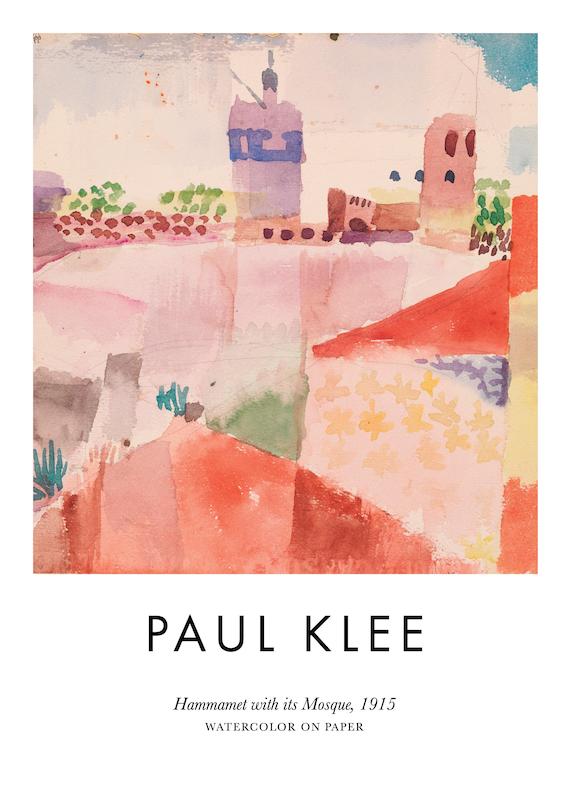تابلو Paul Klee - Hammamet With its Mosque در دکوراسیون مدرن