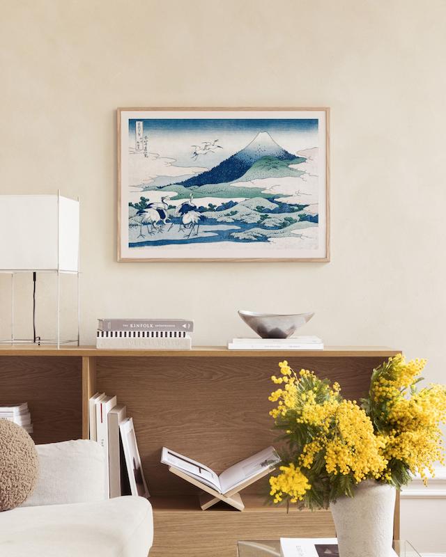 تابلو Hokusai - Umezawa Manor in Sagami Province