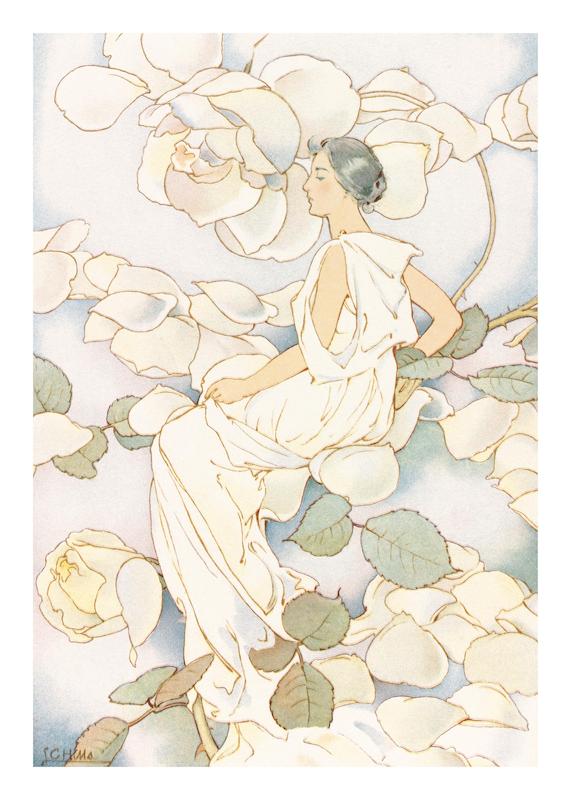 تابلو Laura Coombs Hills - Flower Fairy در دکوراسیون مدرن