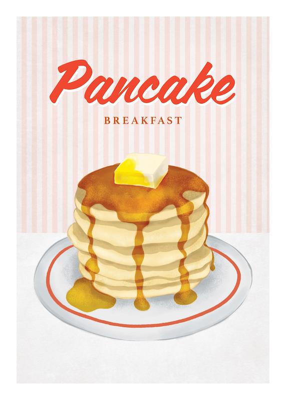 تابلو Diner Pancake