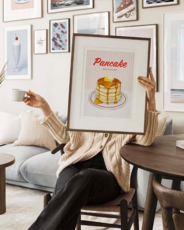 تابلو Diner Pancake در دکوراسیون مدرن