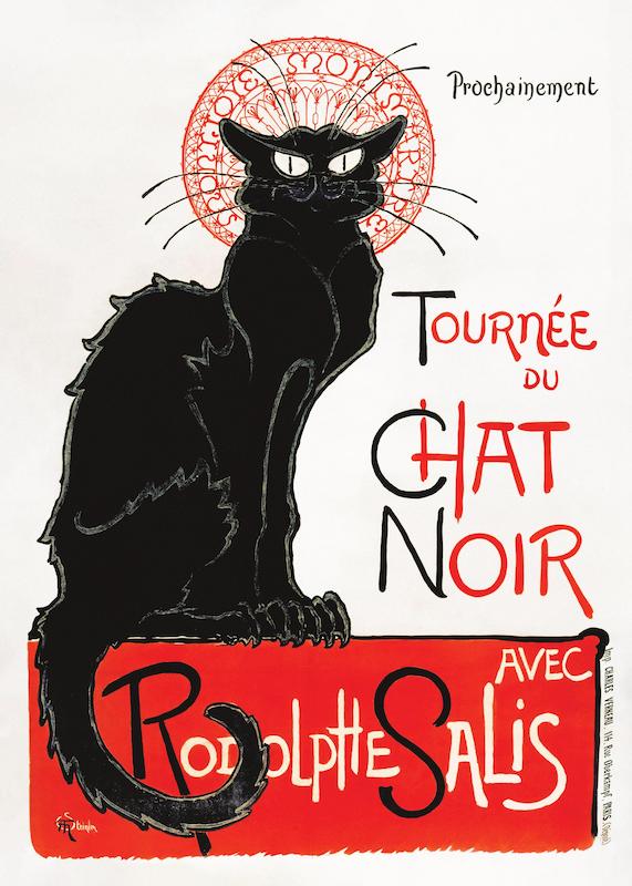تابلو Chat Noir در دکوراسیون مدرن
