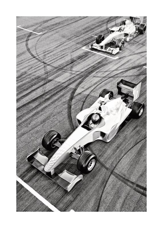 تابلو Race Car در دکوراسیون مدرن