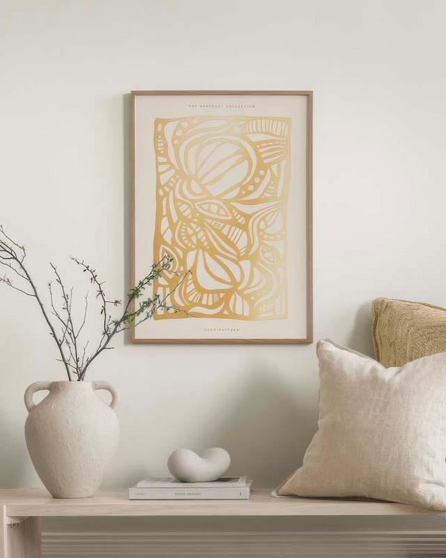 تابلو Gold Pattern