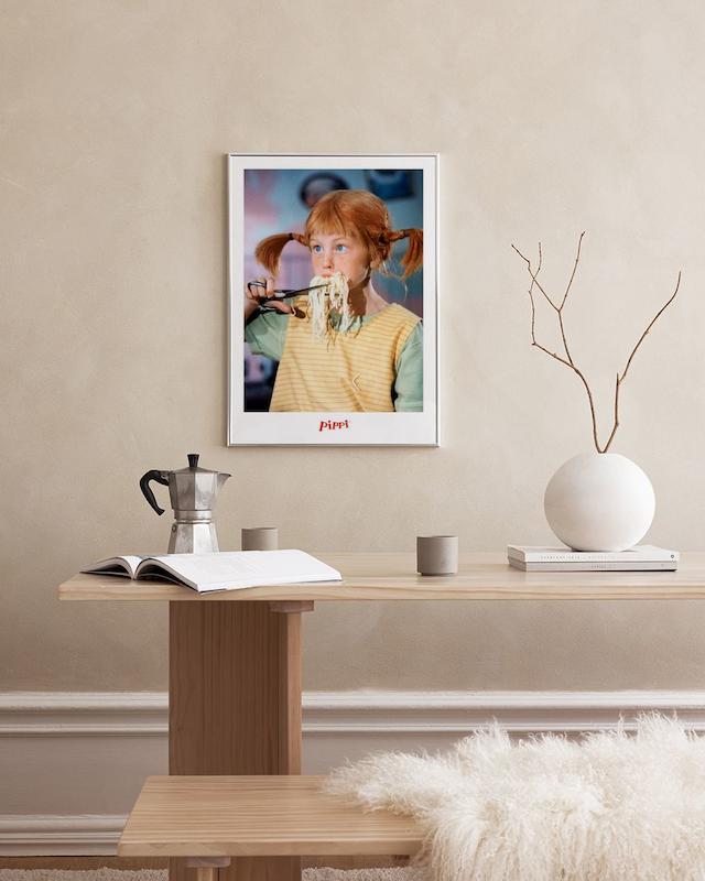 تابلو Pippi Longstocking Eats Spaghetti