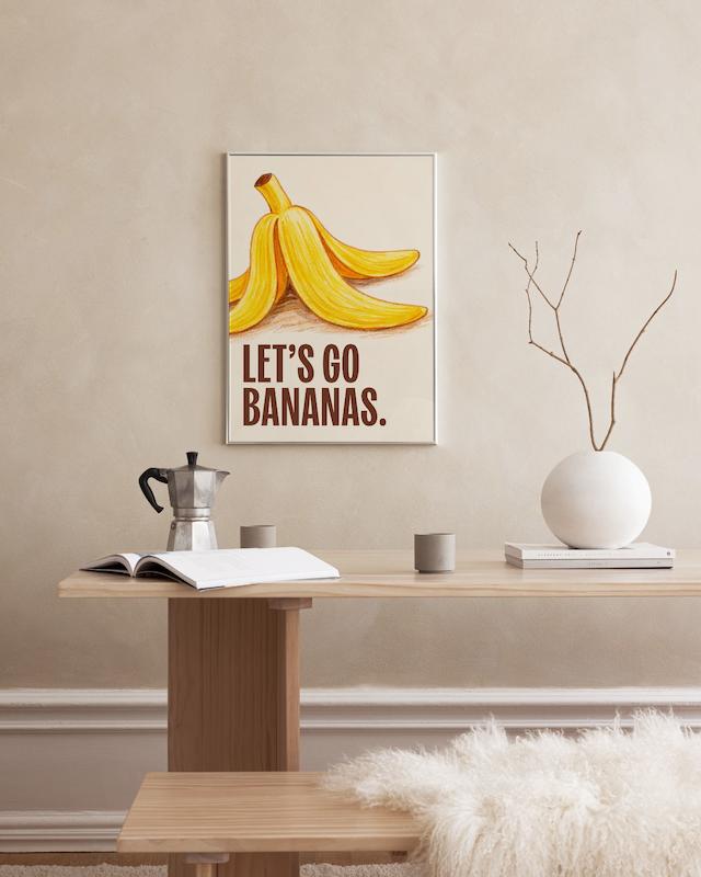 تابلو Let's Go Bananas