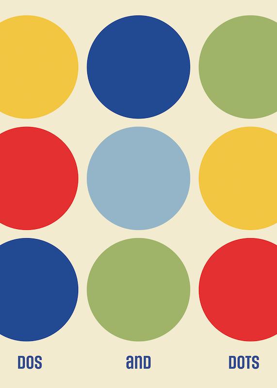 تابلو Dos and Dots در دکوراسیون مدرن
