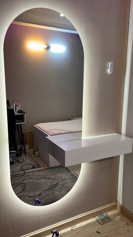 آینه باکس70x160بانور تاچ