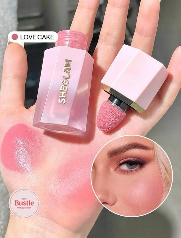 رژگونه پددار رنگ love cake شیگلم