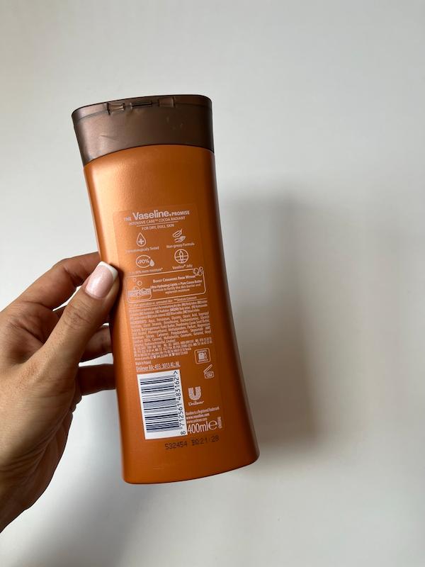 لوسیون بدن وازلین Cocoa Radiant | کاکائو 🤎