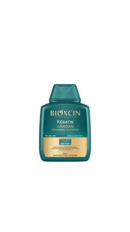 شامپو ترمیم‌کننده Bioxcin Keratin & Argan