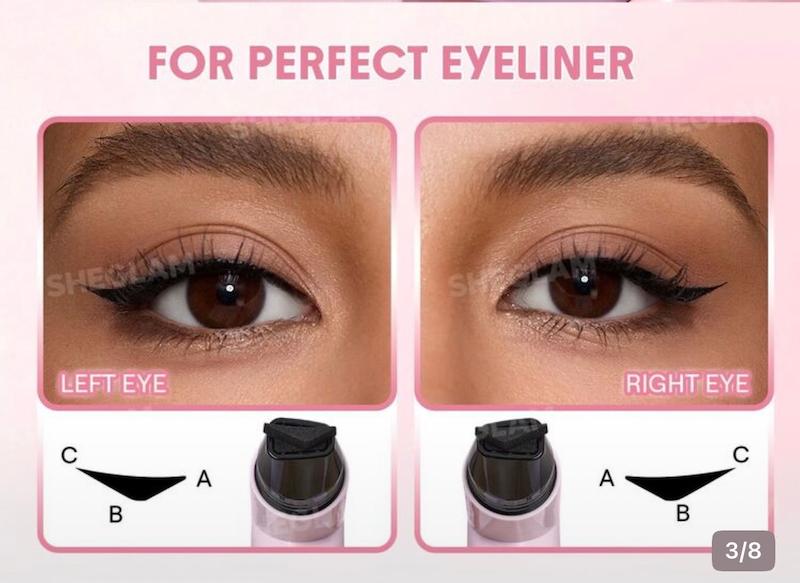 خط چشم استامپی شیگلم مدل: Insta Wing Heart Stamp 🪽🎀
