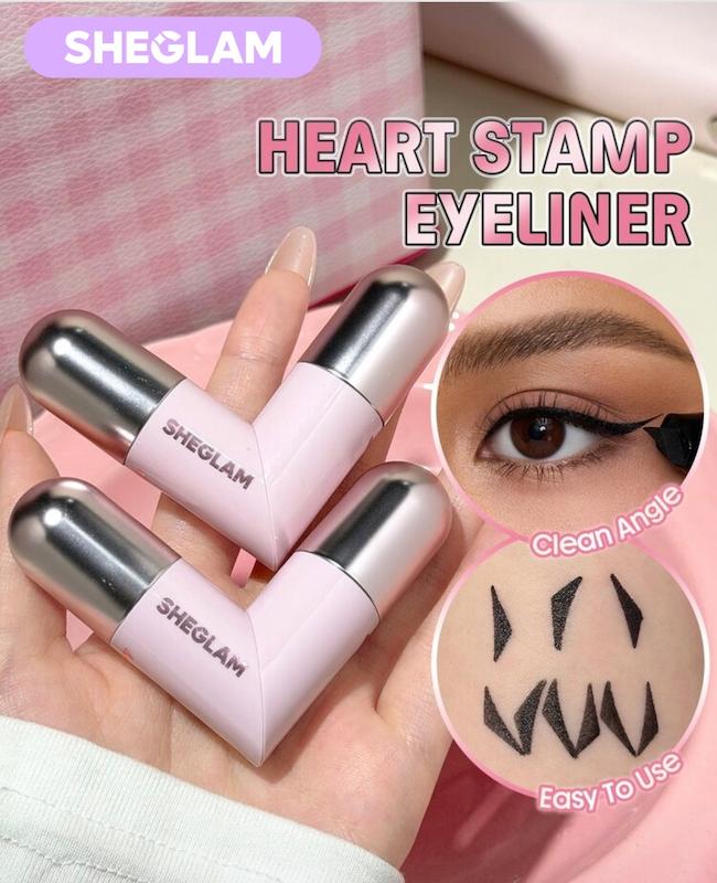خط چشم استامپی شیگلم مدل: Insta Wing Heart Stamp 🪽🎀