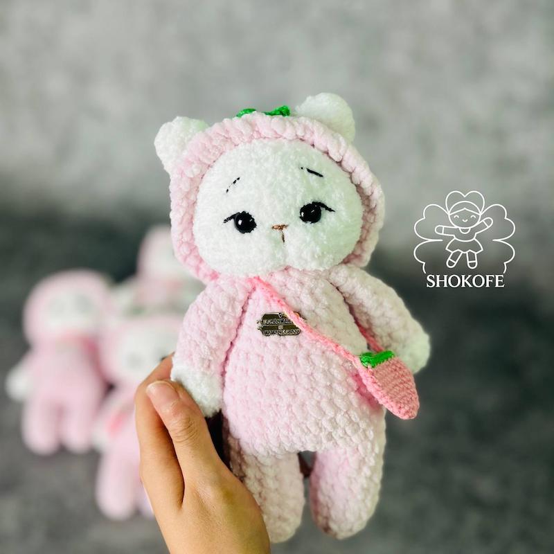 عروسک خرگوش مخمل کد۶۱