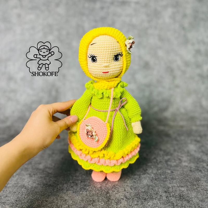 عروسک بافت محجبه کد۷۳