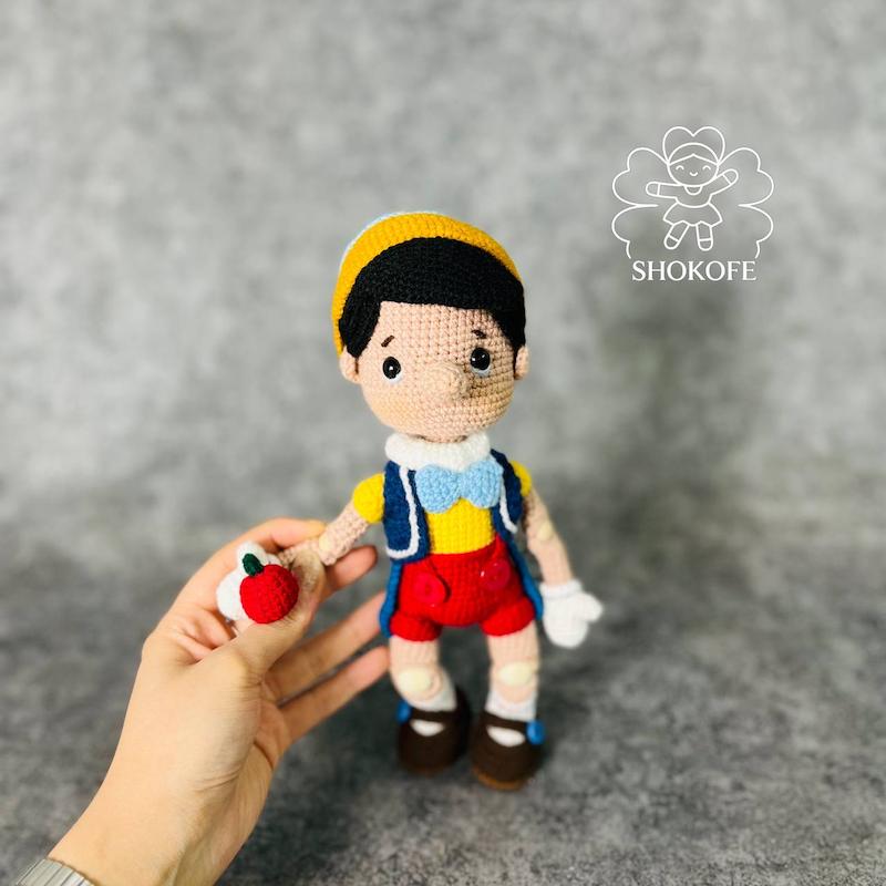 عروسک بافت پینوکیو کد۱۱۸
