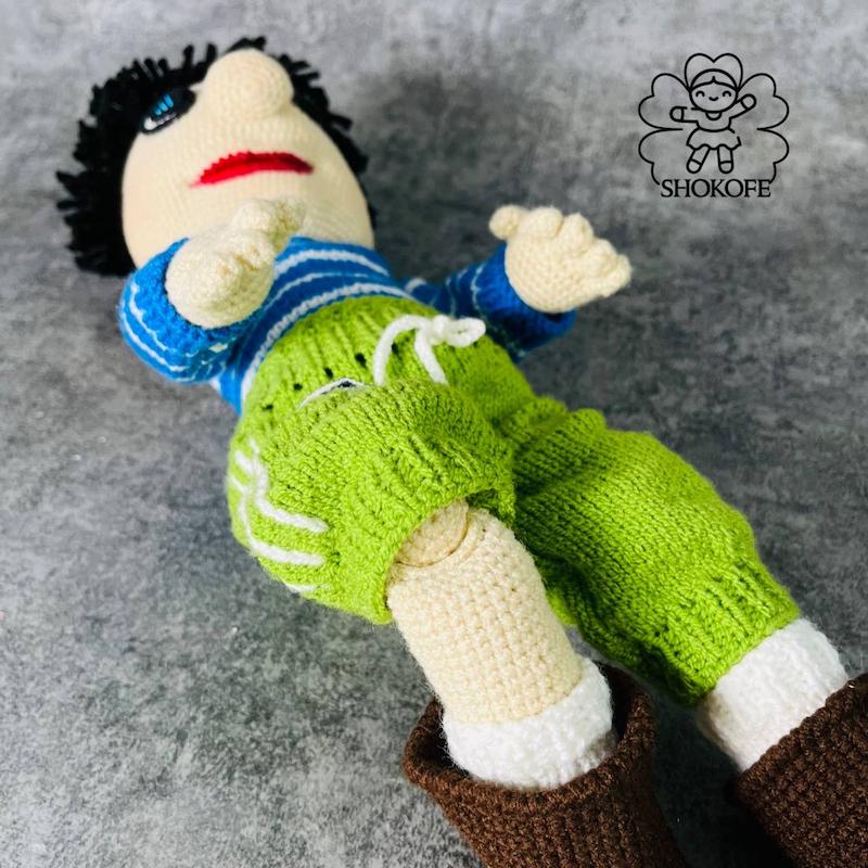عروسک بافت کلاه قرمزی کد۱۱۸