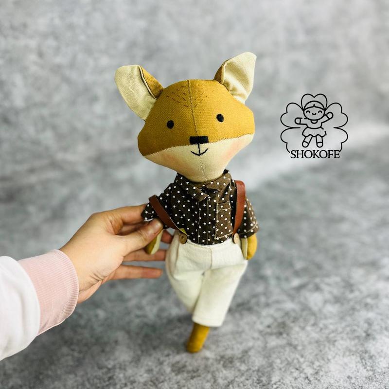 عروسک روباه سیسمونی پسرانه کد۱۳۲