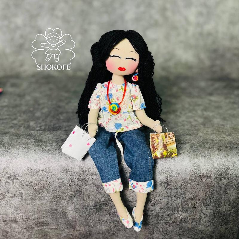 عروسک دختر نشسته کد۲۹