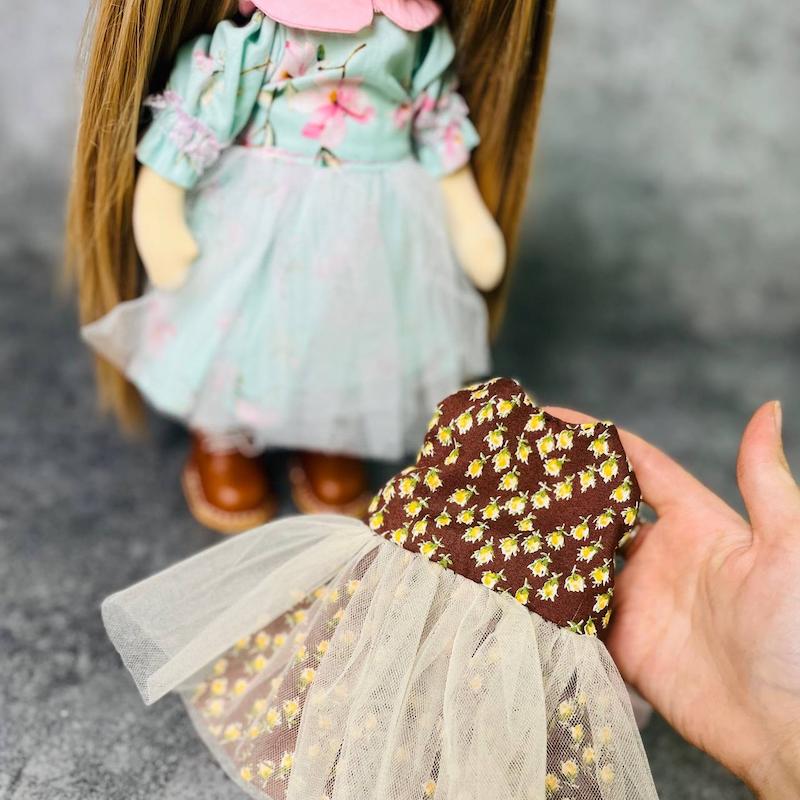 عروسک چهره دار بالباس اضافه کد۵۷
