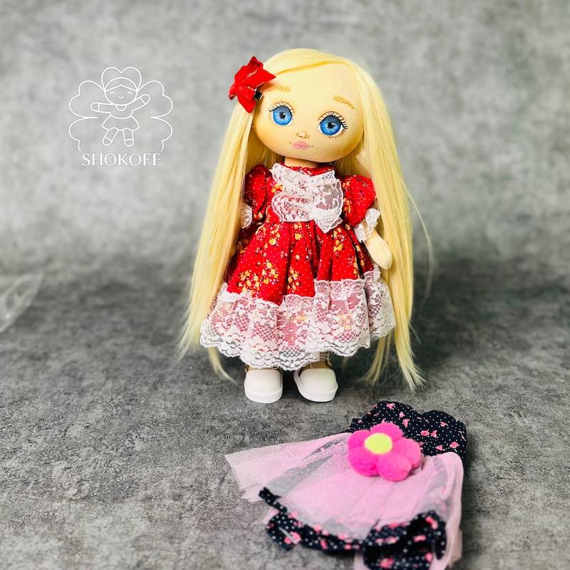 عروسک چهره دار بالباس اضافه کد۵۷