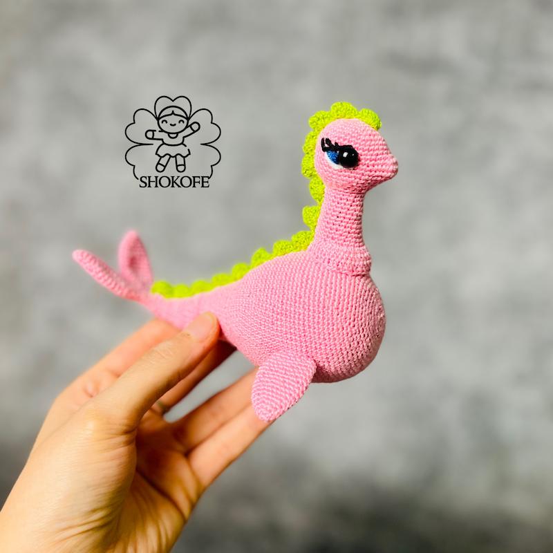 عروسک بافت دایناسور کد۷۴