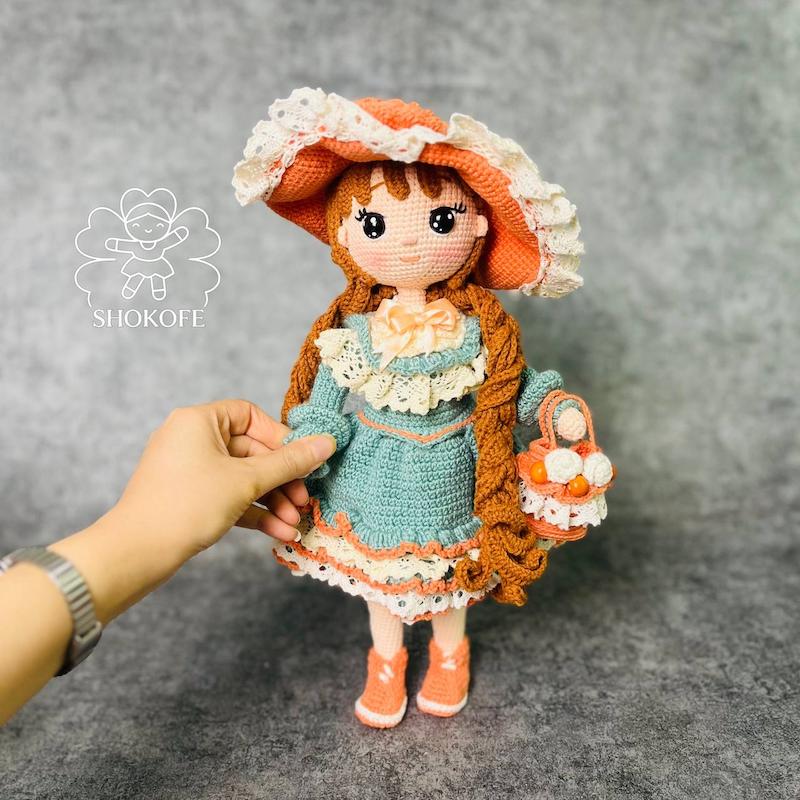 عروسک بافت پرنسسی کد۱۱۱