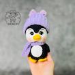 عروسک پنگوئن بافت کد۱۰۰