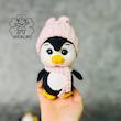 عروسک پنگوئن بافت کد۱۰۰