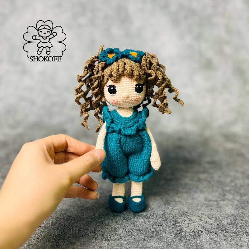 عروسک بافت دختر کد۹۲