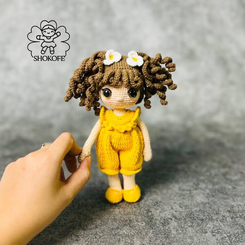 عروسک بافت دختر کد۹۲