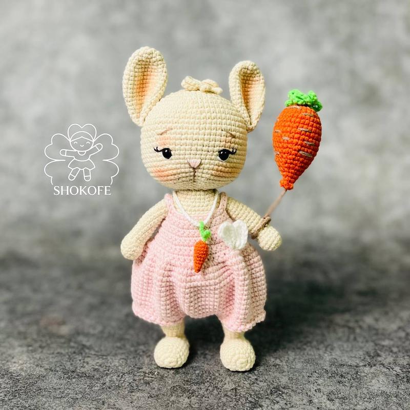 عروسک خرگوش بافت کد۸۹