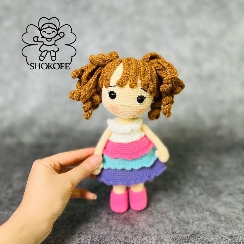 عروسک بافت دختر کد۳۷