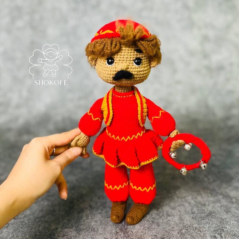 عروسک بافت حاجی فیروز کد۳۷