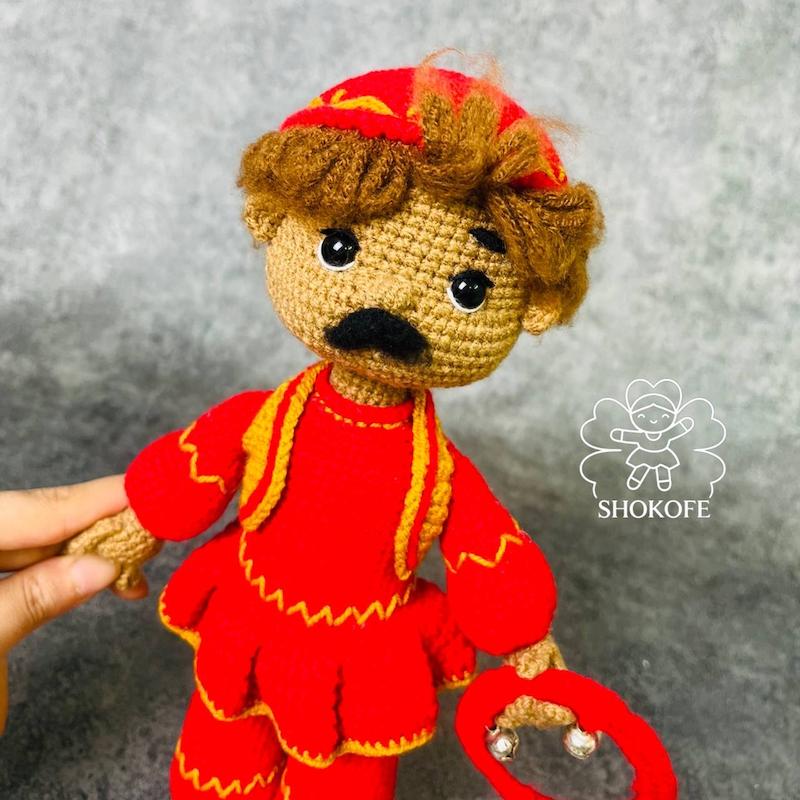 عروسک بافت حاجی فیروز کد۳۷