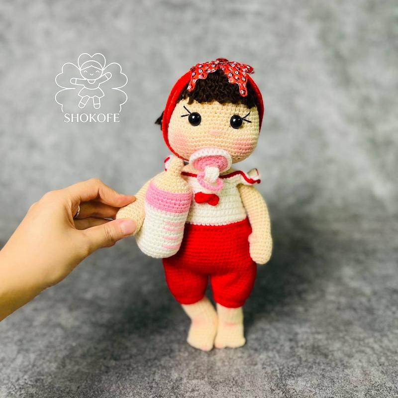 عروسک نی نی بافت کد۱۳