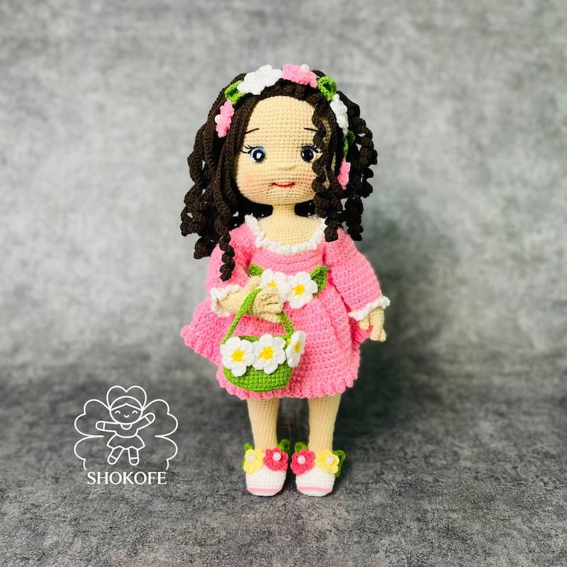 عروسک بافت دختر کد۷۱