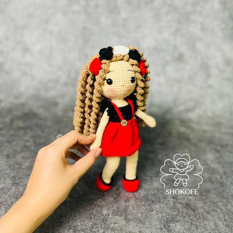 عروسک بافت دختر کد۷۱