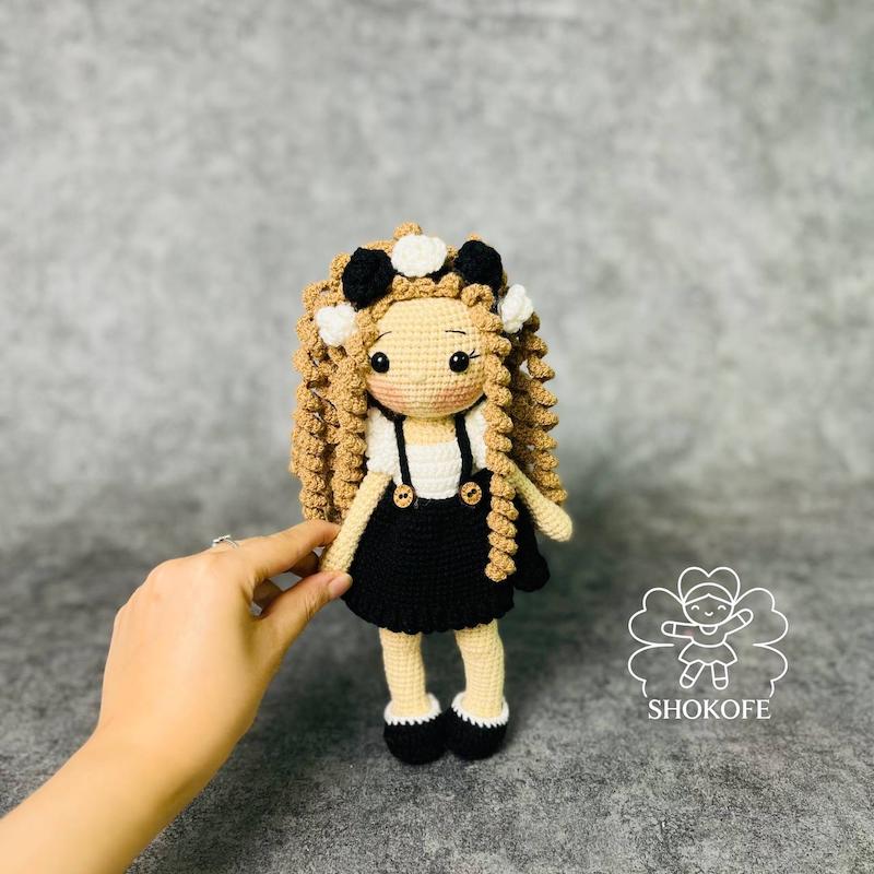 عروسک بافت دختر کد۷۱