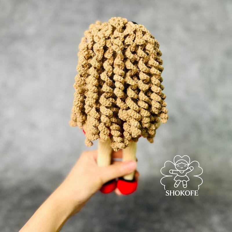 عروسک بافت دختر کد۷۱