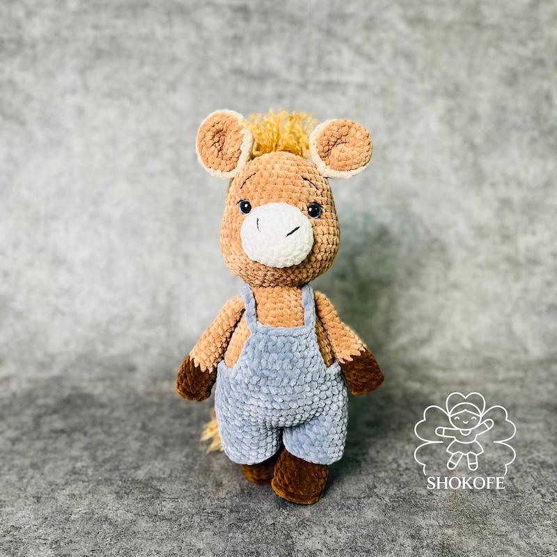 عروسک بافت اسب کد۷۱