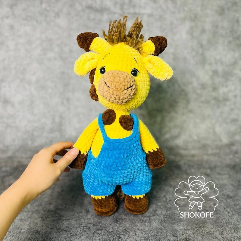 عروسک بافت زرافه کد۷۱